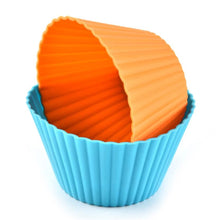 Load image into Gallery viewer, (5*3cm) 12 pcs Silicone Cake Cupcake Cup Cake Tool Bakeware Baking Silicone Mold Cupcake and Muffin Cupcake for DIY
