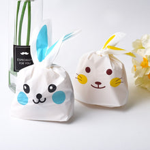 Load image into Gallery viewer, 5/50Pcs/lot Cute Rabbit Ear Bags Cookie Plastic Bags&amp;Candy Gift Bags For Biscuits Snack Baking Package And Event Party Supplies
