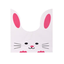 Load image into Gallery viewer, 5/50Pcs/lot Cute Rabbit Ear Bags Cookie Plastic Bags&amp;Candy Gift Bags For Biscuits Snack Baking Package And Event Party Supplies
