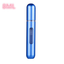 Load image into Gallery viewer, 5ml/8ml Perfume Mini Portable Refillable Aluminum Atomizer Bottle 5ml Refill Perfume Spray Bottle Cosmetic Container For Travel
