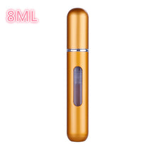 Load image into Gallery viewer, 5ml/8ml Perfume Mini Portable Refillable Aluminum Atomizer Bottle 5ml Refill Perfume Spray Bottle Cosmetic Container For Travel
