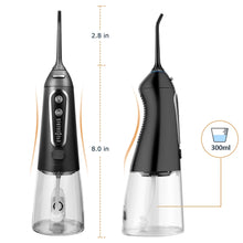 Load image into Gallery viewer, 5 Modes Oral Irrigator USB Rechargeable Water Floss Portable Dental Water Flosser Jet 300ml Irrigator Dental Teeth Cleaner+6 Jet
