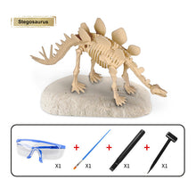 Load image into Gallery viewer, 5 Styles Dinosaur Fossil Excavation Toys Archaeological Dig Toy DIY Assembly Model Educational Toys for Kids Boys Gifts
