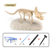 Load image into Gallery viewer, 5 Styles Dinosaur Fossil Excavation Toys Archaeological Dig Toy DIY Assembly Model Educational Toys for Kids Boys Gifts
