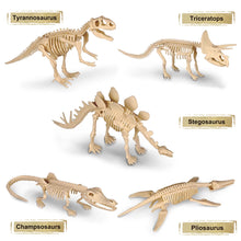 Load image into Gallery viewer, 5 Styles Dinosaur Fossil Excavation Toys Archaeological Dig Toy DIY Assembly Model Educational Toys for Kids Boys Gifts
