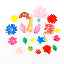 Load image into Gallery viewer, 5 styles Unicorn Horn Ears cake silicone mold Fondant Chocolate cake decoration Tool Flower shaped Dessert Bakeware Pastry Mould
