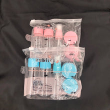 Load image into Gallery viewer, 5pc/Set Travel Mini Makeup Cosmetic Face Cream Pot Bottles Plastic Transparent Empty Make Up Container Bottle Travel Accessorie
