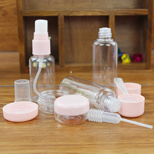 Load image into Gallery viewer, 5pc/Set Travel Mini Makeup Cosmetic Face Cream Pot Bottles Plastic Transparent Empty Make Up Container Bottle Travel Accessorie
