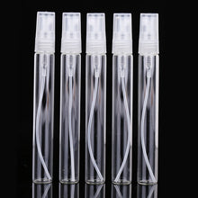 Load image into Gallery viewer, 5pcs/Pack 2ml 3ml 5ml 10ml Mist Spray Bottle Spray Pump Bottle Travel Refillable Glass Perfume Bottle With Sprayer
