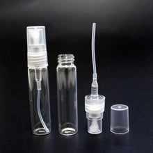 Load image into Gallery viewer, 5pcs/pack 2ML 3ML 5ML 10ML Clear Mini Perfume Glass Bottle Empty Cosmetics Bottle Sample Test Tube Thin Glass Vials Amber
