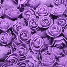 Load image into Gallery viewer, 100 Pieces Teddy Bear of Roses 3cm Foam Wedding Decorative Christmas Decor for Home Diy Gifts Box Artificial Flowers
