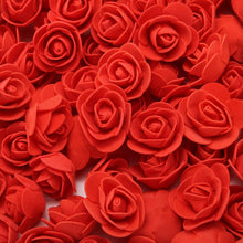 Load image into Gallery viewer, 100 Pieces Teddy Bear of Roses 3cm Foam Wedding Decorative Christmas Decor for Home Diy Gifts Box Artificial Flowers
