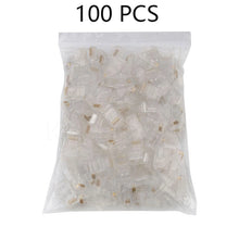 Load image into Gallery viewer, 50/100 Pieces 8P8C RJ45 Modular Plug for Network CAT5 LAN Professional and High Quality
