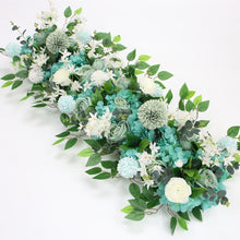Load image into Gallery viewer, 100CM DIY Wedding Flower Wall Arrangement Supplies Silk Peonies Rose Artificial Flower Row Decor Wedding Iron Arch Backdrop
