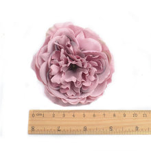 Load image into Gallery viewer, 50/100pcs 8cm Large Peony Artificial Silk Flower Head For Wedding Party Decoration Diy Scrapbooking Christmas Items Fake Flowers
