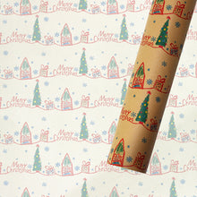Load image into Gallery viewer, 3pcs 50*70cm 2021 Christmas Wrapping Paper Wedding Green Decoration Gift Wrap Artware Kraft Packing Paper Vellum Paper Origami Paper
