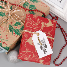 Load image into Gallery viewer, 3pcs 50*70cm 2021 Christmas Wrapping Paper Wedding Green Decoration Gift Wrap Artware Kraft Packing Paper Vellum Paper Origami Paper
