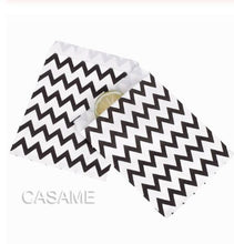 Load image into Gallery viewer, 50pcs/ Lot treat candy bag high quality Party Favor Paper Bags Chevron Polka Dot Stripe Printed Paper craft Bags Bakery Bags
