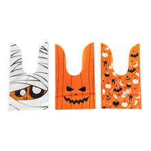 Load image into Gallery viewer, 50Pcs Halloween Rabbit Plastic Bags Pumpkin Ghost Biscuit Candy Gift Bags for Kids Halloween Party Decoration Supplies Gift Bag
