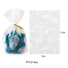 Load image into Gallery viewer, 50pcs Plastic Packaging Bags 13x9cm Cookie Candy Bag Pink Love Christmas Wedding Gift Bags Biscuit Baking Cake Wrapper Pouches
