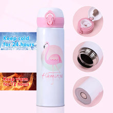 Load image into Gallery viewer, 500/350ML Thermos Bottle Unicorn Water Bottle For Children Stainless Steel Drinkware School Water Bottle For Girls Leakproof Cup
