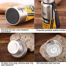 Load image into Gallery viewer, 500/750/1000/1500ml Thermo For Tea 1 Liter Large Capacity Insulated Cup Military Style Outdoor Sports Thermos Vacuum Flask

