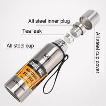 Load image into Gallery viewer, 500/750/1000/1500ml Thermo For Tea 1 Liter Large Capacity Insulated Cup Military Style Outdoor Sports Thermos Vacuum Flask
