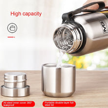 Load image into Gallery viewer, 500/750/1000/1500ml Thermo For Tea 1 Liter Large Capacity Insulated Cup Military Style Outdoor Sports Thermos Vacuum Flask
