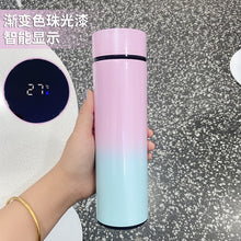 Load image into Gallery viewer, 500ML Intelligent Digital Thermos Water Bottle Touch Display Temperature Stainless Steel Insulated Bottle Garrafa Termica Agua
