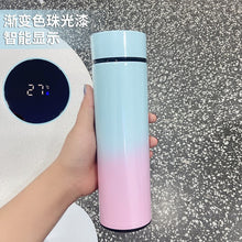 Load image into Gallery viewer, 500ML Intelligent Digital Thermos Water Bottle Touch Display Temperature Stainless Steel Insulated Bottle Garrafa Termica Agua

