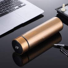 Load image into Gallery viewer, 500ML Intelligent Digital Thermos Water Bottle Touch Display Temperature Stainless Steel Insulated Bottle Garrafa Termica Agua

