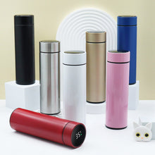Load image into Gallery viewer, 500ML Intelligent Water Bottle Cooler Stainless Steel Thermos Coffee bottle Temperature Display Leakproof Sport Vacuum Flasks
