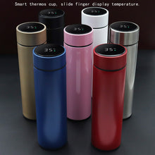 Load image into Gallery viewer, 500ML Intelligent Water Bottle Cooler Stainless Steel Thermos Coffee bottle Temperature Display Leakproof Sport Vacuum Flasks
