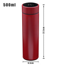 Load image into Gallery viewer, 500ML Intelligent Water Bottle Cooler Stainless Steel Thermos Coffee bottle Temperature Display Leakproof Sport Vacuum Flasks
