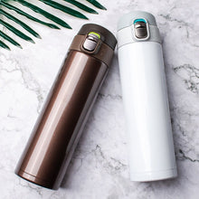 Load image into Gallery viewer, 500ML Stainless Steel Bouncing Cover Vacuum Flask Thermos Cup Coffee Tea Milk Thermo Bottle
