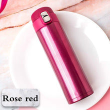 Load image into Gallery viewer, 500ML Stainless Steel Bouncing Cover Vacuum Flask Thermos Cup Coffee Tea Milk Thermo Bottle
