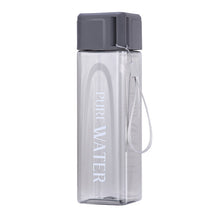 Load image into Gallery viewer, 500ml New Square Plastic Water Cup Simple Transparent Water Cup Outdoor Water Sports Cold Juice Cup Portable Portable Water Cup

