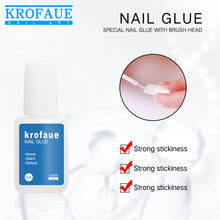 Load image into Gallery viewer, Half Cover False Nails Tips, 500pcs Acrylic Fake Nail Manicure Sets, French Style Artificial Nails with Designs For Nail Art
