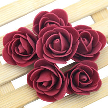 Load image into Gallery viewer, 50PCS/Bag Mini PE Foam Rose Flower Head Artificial Rose Flowers Handmade DIY Wedding Home Decoration Festive &amp; Party Supplies
