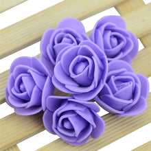 Load image into Gallery viewer, 50PCS/Bag Mini PE Foam Rose Flower Head Artificial Rose Flowers Handmade DIY Wedding Home Decoration Festive &amp; Party Supplies

