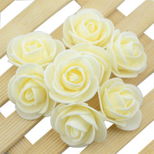 Load image into Gallery viewer, 50PCS/Bag Mini PE Foam Rose Flower Head Artificial Rose Flowers Handmade DIY Wedding Home Decoration Festive &amp; Party Supplies

