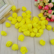 Load image into Gallery viewer, 50PCS PE Foam Fake Flower Roses Head Artificial Flowers Cheap Wedding Decoration for Scrapbooking Gift Box Diy Wreath Multi-Use
