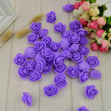 Load image into Gallery viewer, 50PCS PE Foam Fake Flower Roses Head Artificial Flowers Cheap Wedding Decoration for Scrapbooking Gift Box Diy Wreath Multi-Use
