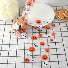 Load image into Gallery viewer, 50Pcs Hallwoeen Pompoen Schedel Kat Snoep Tas Transparante Cellofaan Voedsel Plastic Pack Gift Bags Halloween Party Decor
