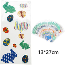 Load image into Gallery viewer, 50pcs Santa Claus Christmas Tree Elk Plastic Gift Bags for Christmas Gift Baking Candy Cookie Easter Egg Rabbit Packaging Bags
