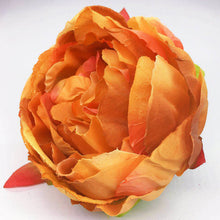 Load image into Gallery viewer, 50Pcs/Lot 10cm Peony Flower Head Artificial Flower For Wedding Party Home Decoration DIY Fake Flowers Wall Garland KY138
