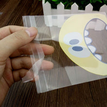 Load image into Gallery viewer, 50pcs OPP Monster Plastic Bag Of Cute Big Teech Mouth Sharp Teeth For Wedding Cookie Candy Biscuits Snack Baking Package Bags
