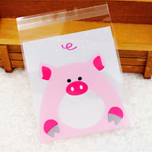 Load image into Gallery viewer, 50pcs OPP Monster Plastic Bag Of Cute Big Teech Mouth Sharp Teeth For Wedding Cookie Candy Biscuits Snack Baking Package Bags
