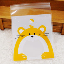 Load image into Gallery viewer, 50pcs OPP Monster Plastic Bag Of Cute Big Teech Mouth Sharp Teeth For Wedding Cookie Candy Biscuits Snack Baking Package Bags
