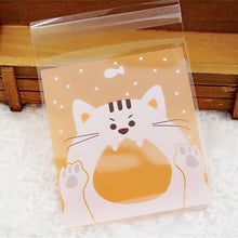 Load image into Gallery viewer, 50pcs OPP Monster Plastic Bag Of Cute Big Teech Mouth Sharp Teeth For Wedding Cookie Candy Biscuits Snack Baking Package Bags
